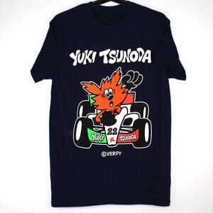 Yuki Tsunoda x Verdy Mens Medium Big Logo Tee T-Shirt NEW H845